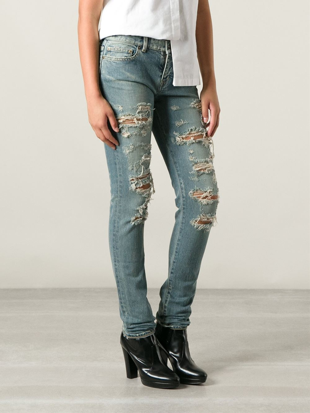 saint laurent jeans womens