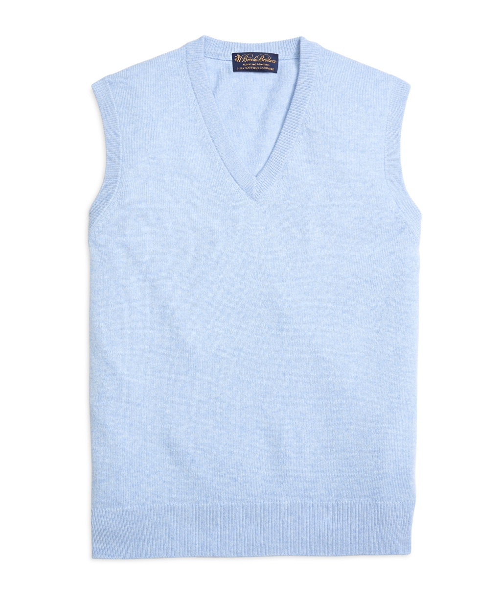 Brooks brothers Cashmere Sweater Vest in Blue for Men | Lyst