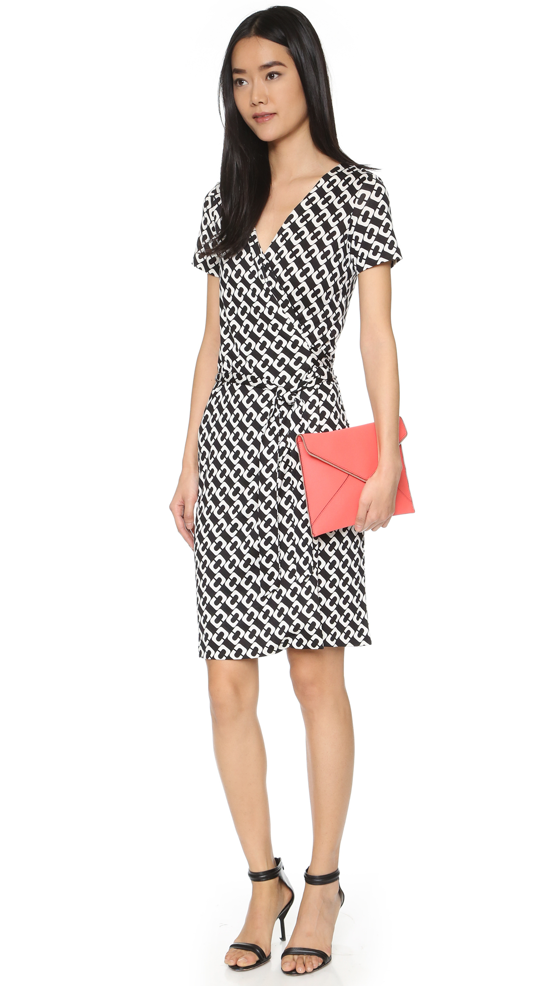 Silk-Jersey Wrap Dress 