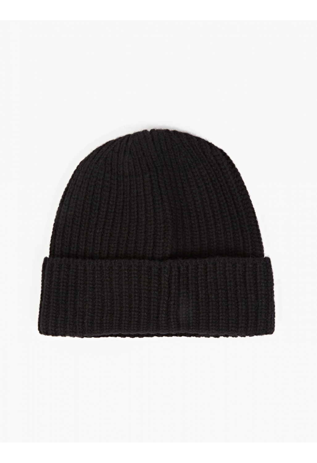 Stone island Black Ribbed Beanie Hat in Black for Men | Lyst