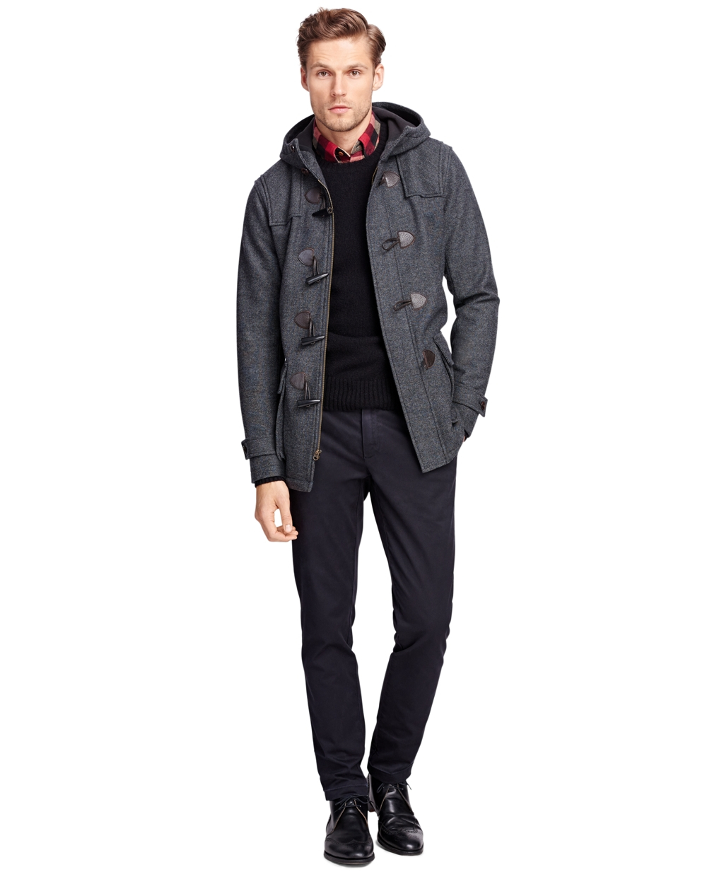 brooks brothers toggle coat