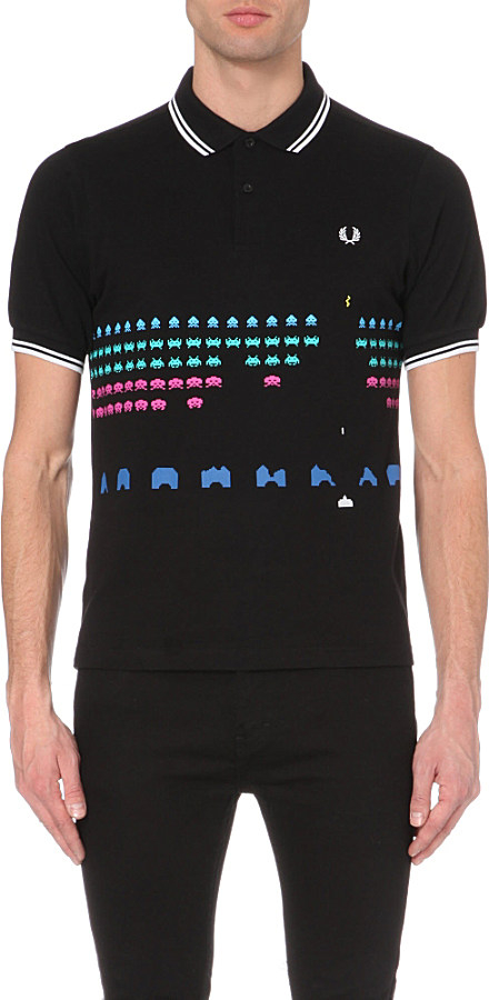 Fred Perry Space Invaders Polo Shirt 