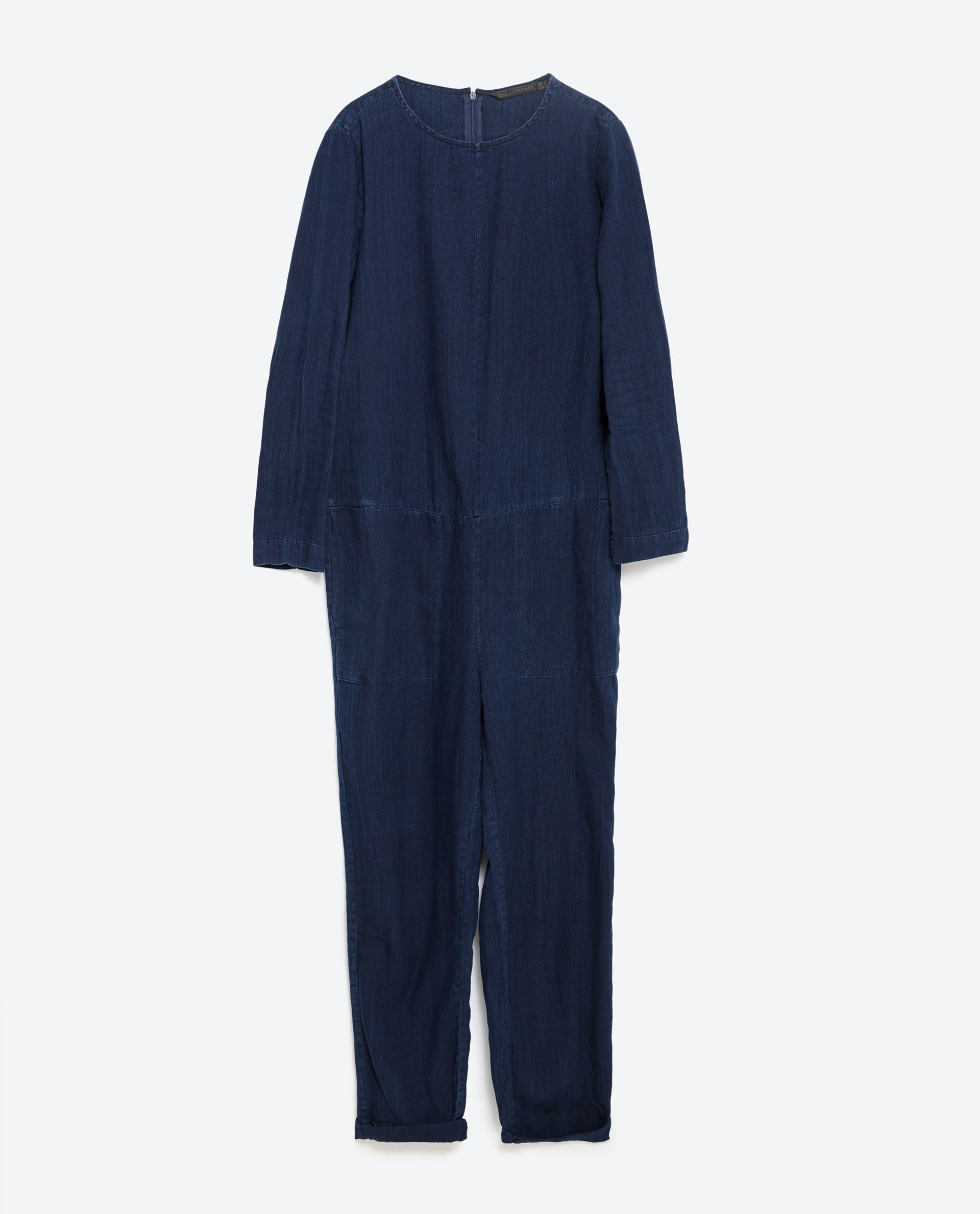 Zara Denim Jumpsuit in Blue Lyst