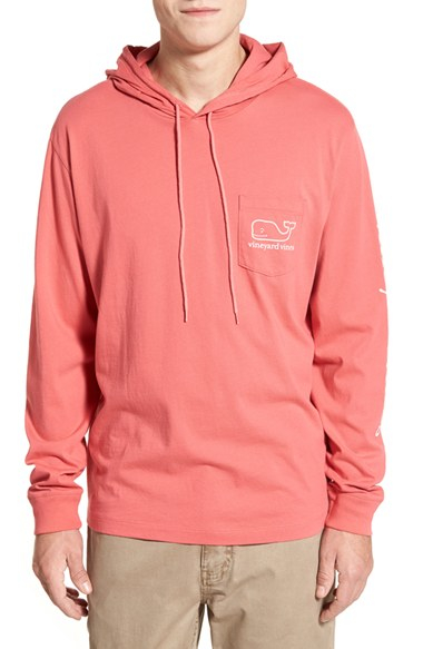 vineyard vines long sleeve hooded t shirt