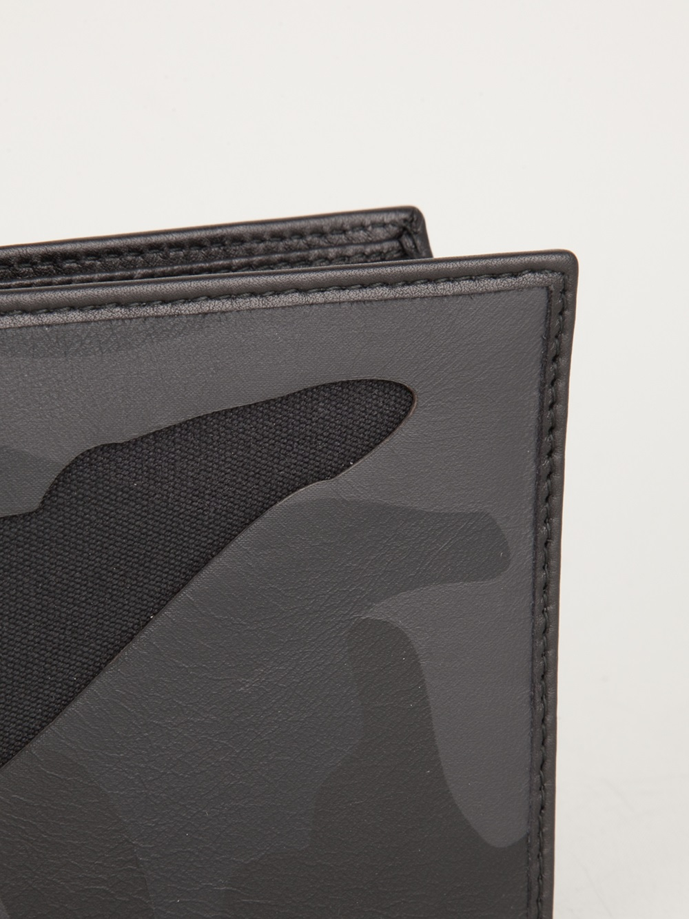 Valentino Camouflage Billfold Wallet in Black for Men - Lyst