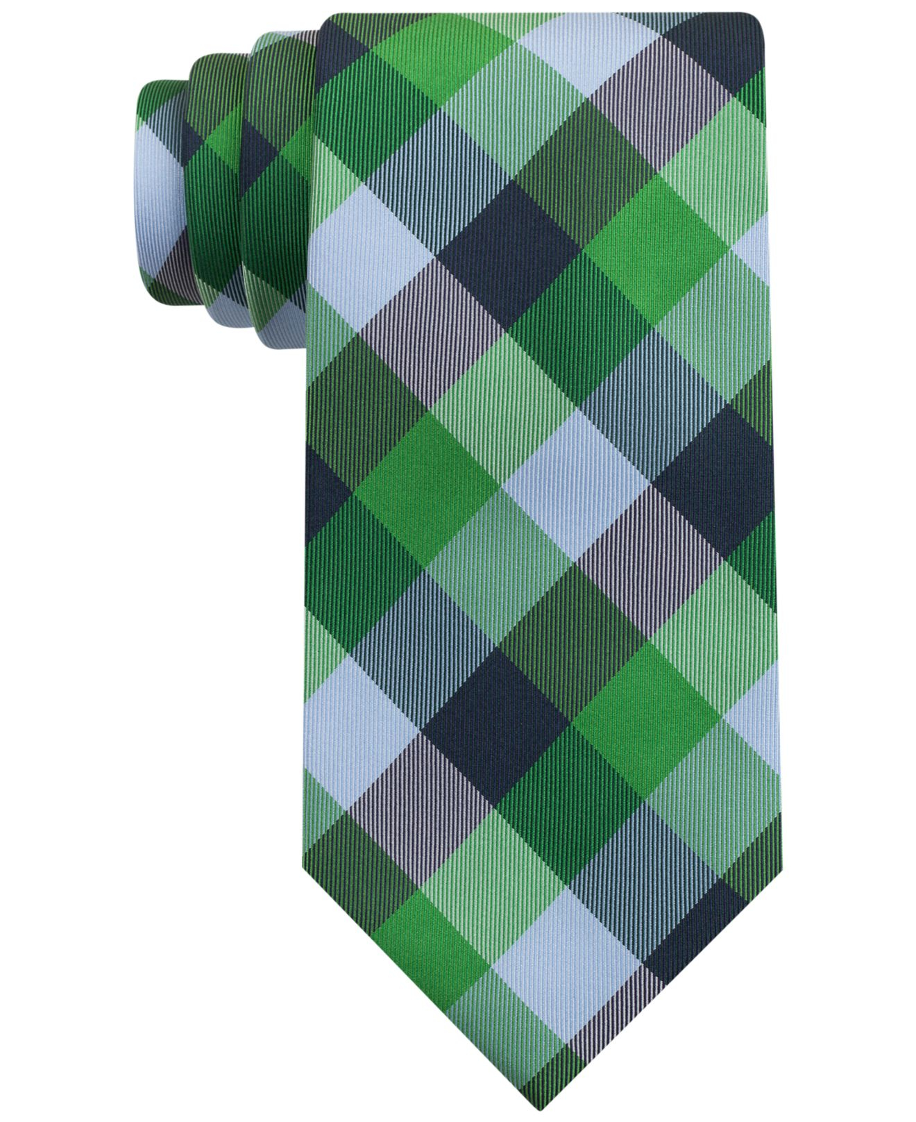 tommy hilfiger men's buffalo tartan tie