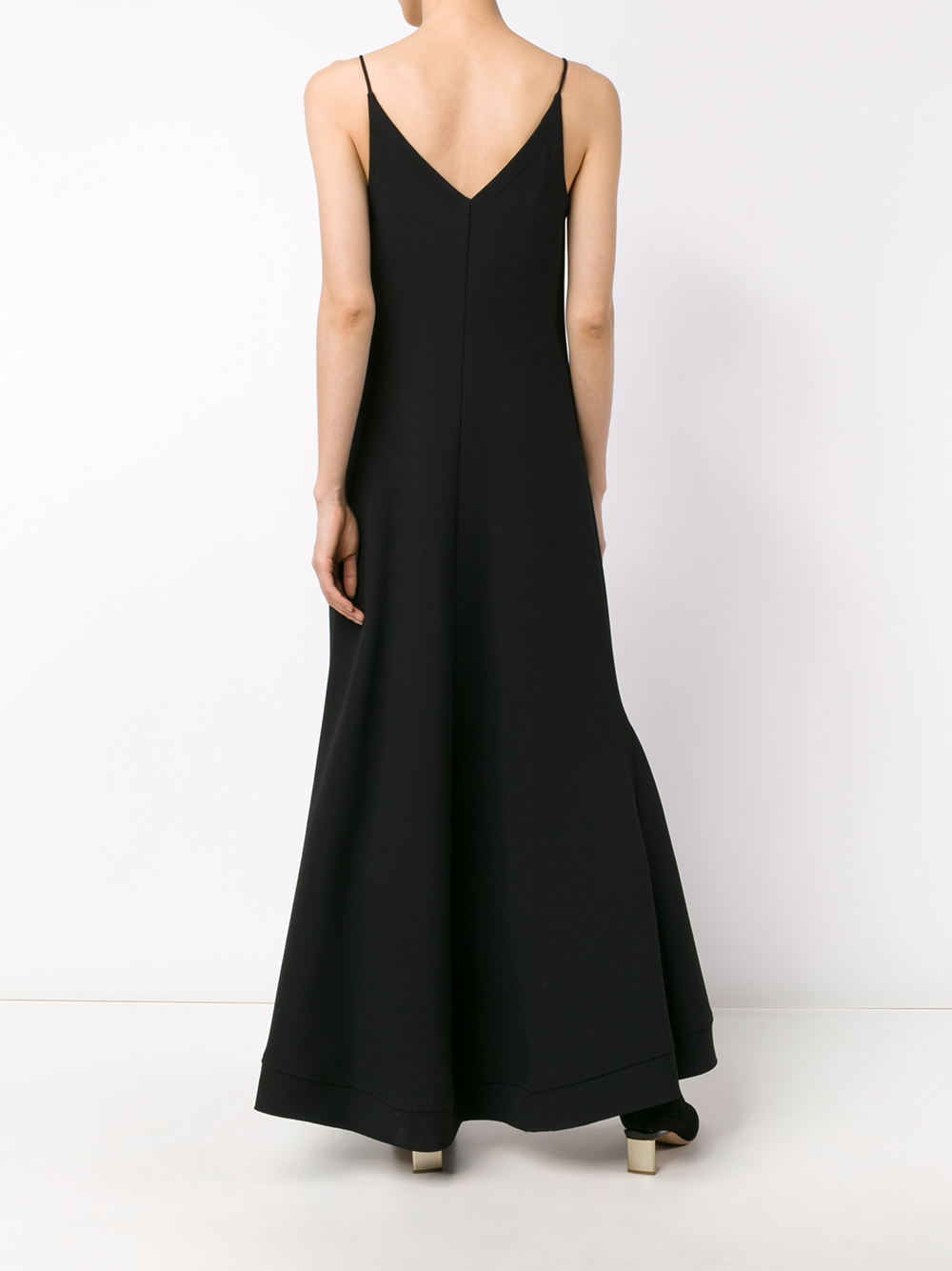 Ellery Synthetic Spaghetti Strap Maxi Dress in Black - Lyst