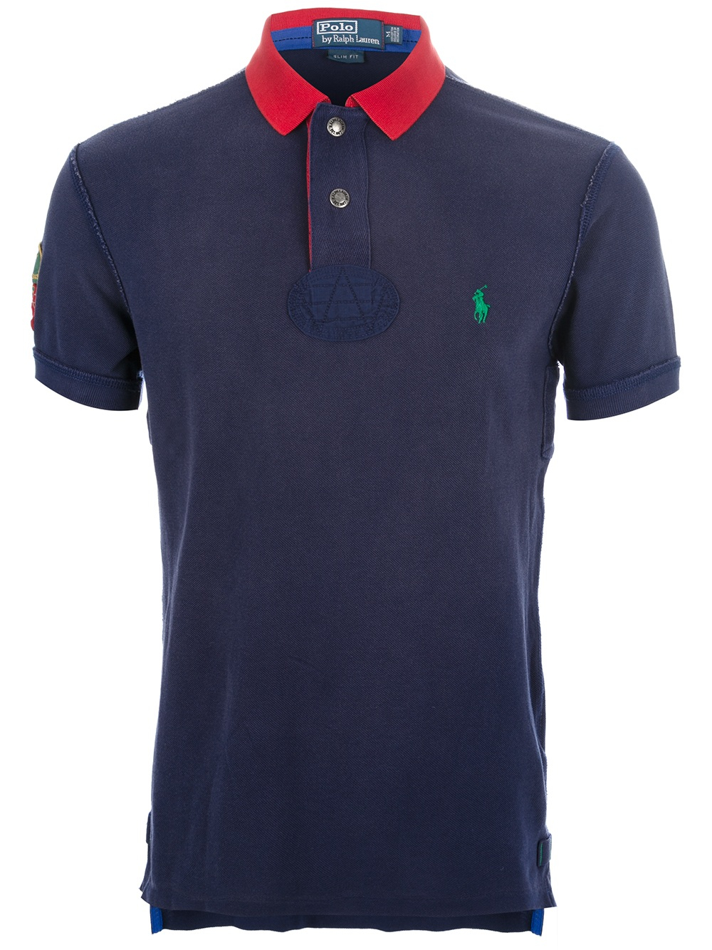 ralph lauren contrast collar polo