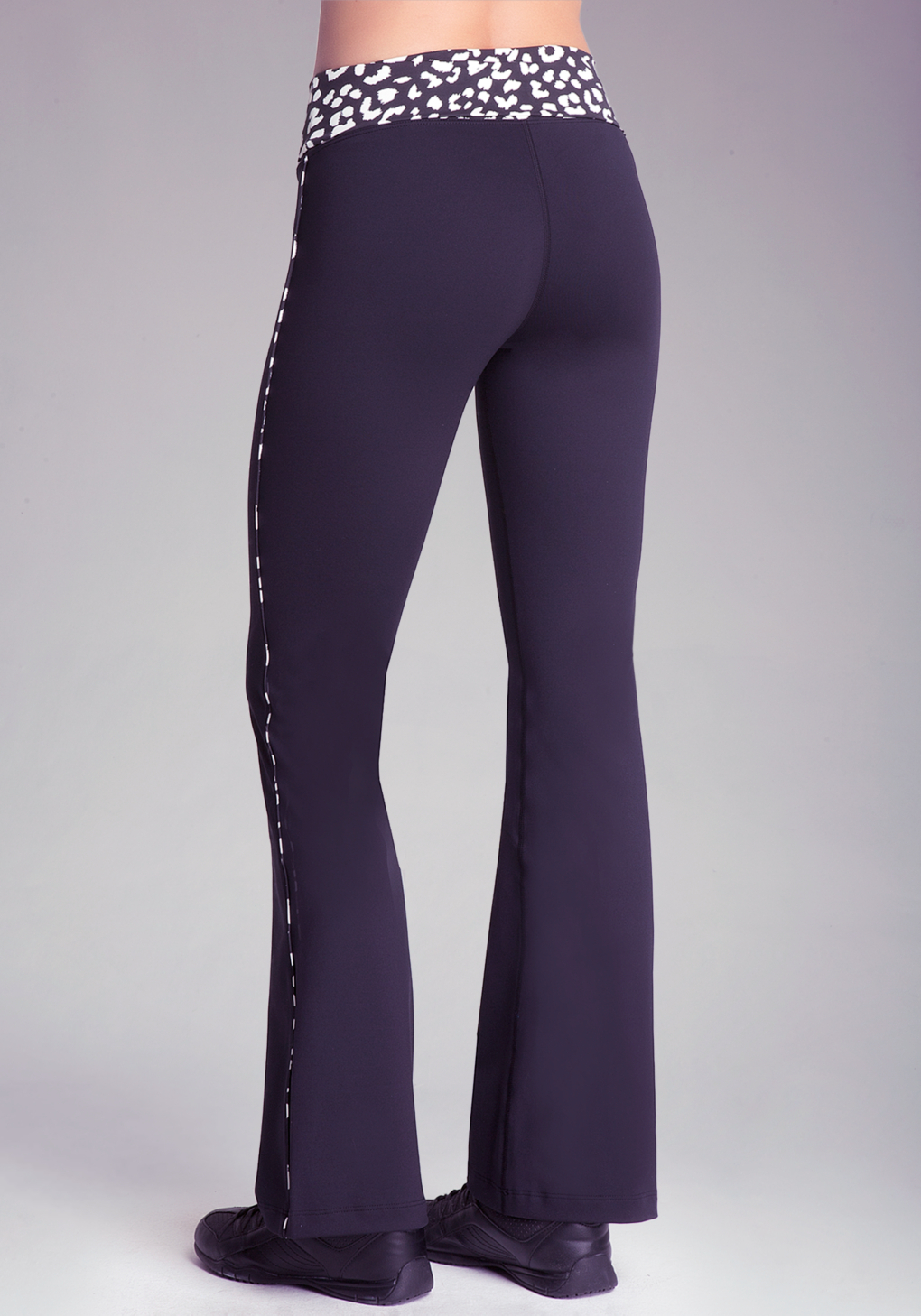 Bebe Leopard Yoga Pants In Black Leopard Black Lyst