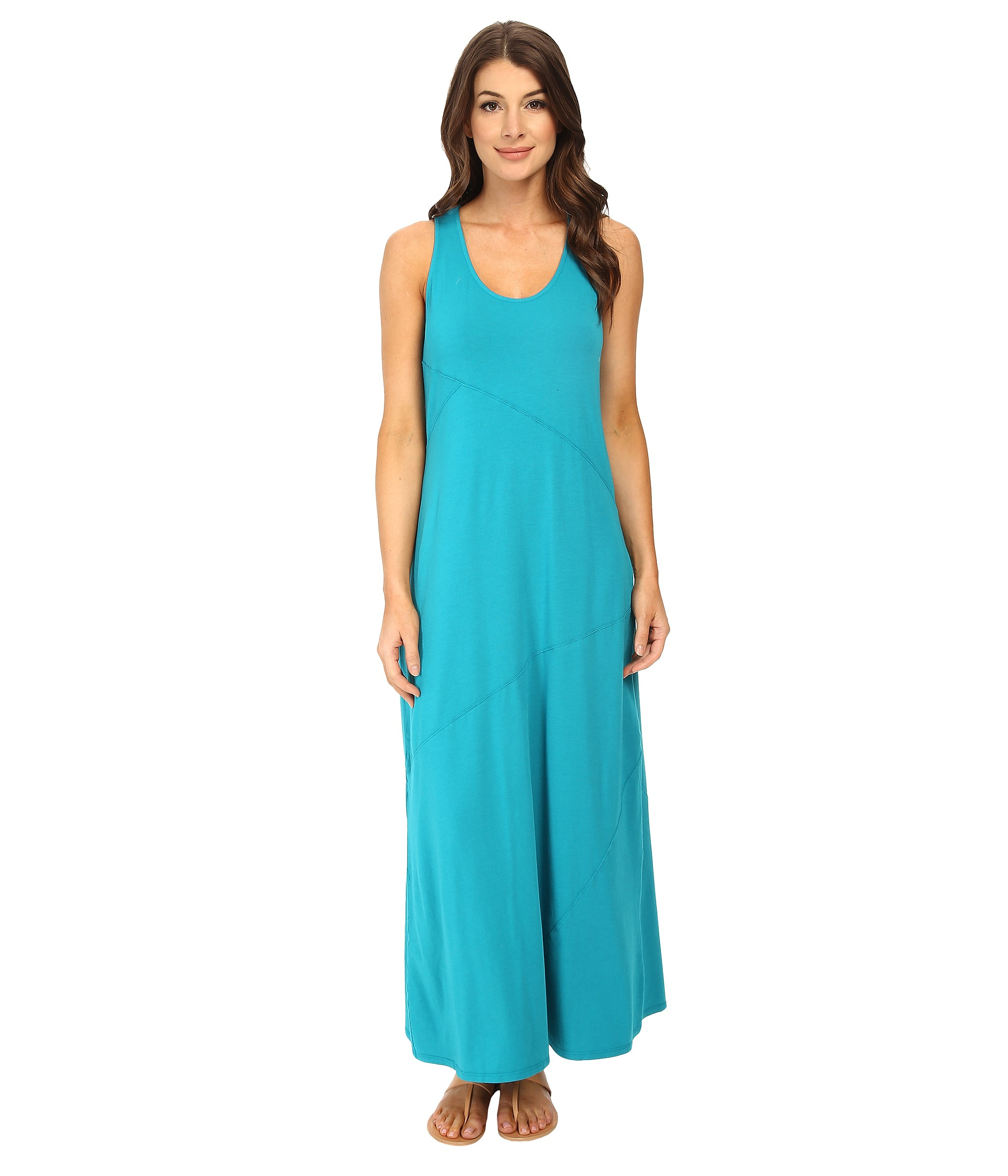 Splendid Cotton Maxi Tank Dress in Blue (Capri Breeze) | Lyst