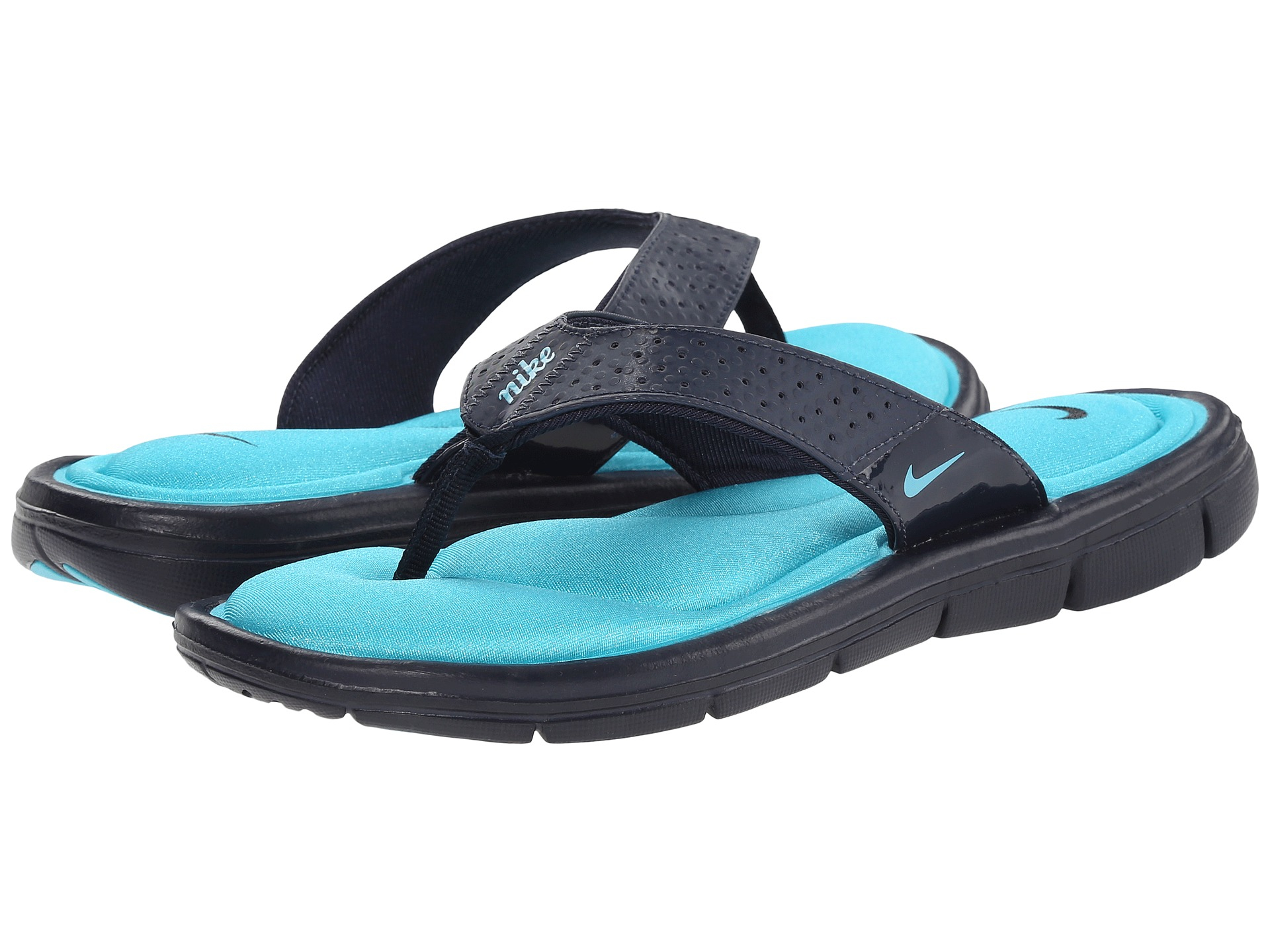 Nike Comfort Thong in Blue | Lyst