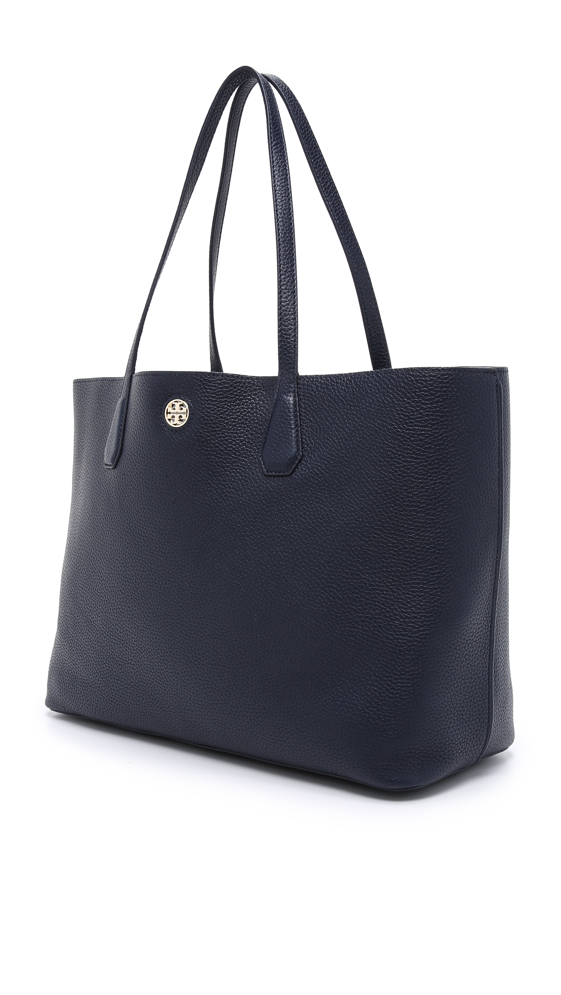 tory burch perry tote blue cloud