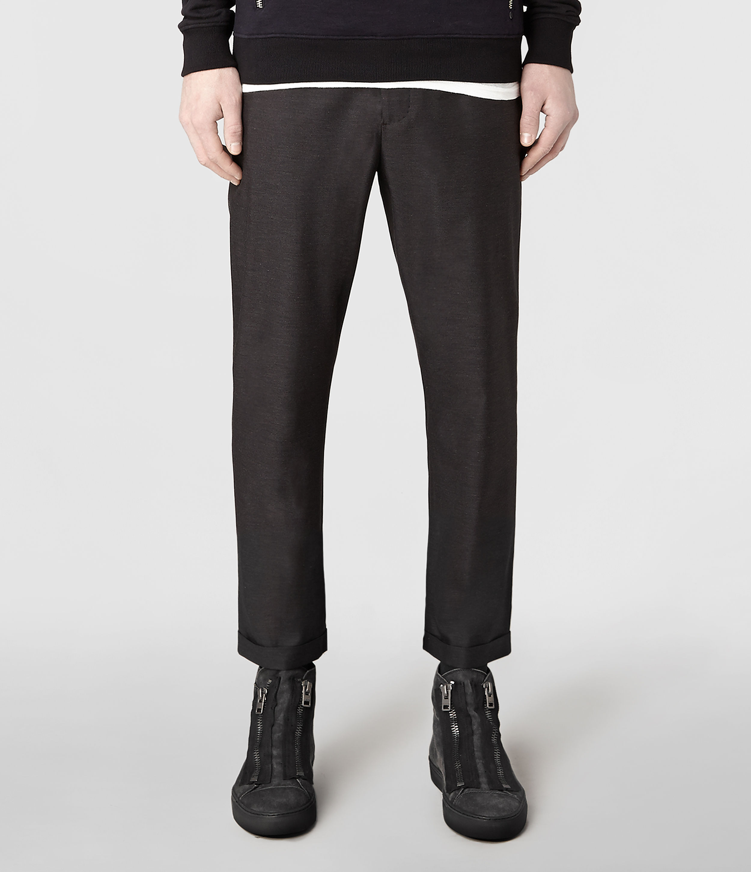 AllSaints Nile Pant in Charcoal (Gray) for Men - Lyst