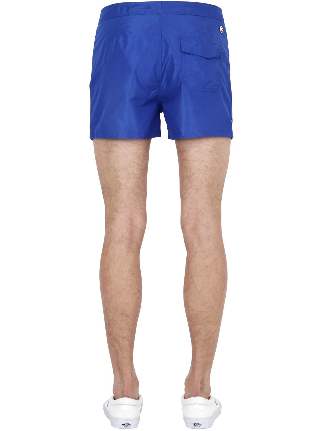 Blue Nylon Shorts 118