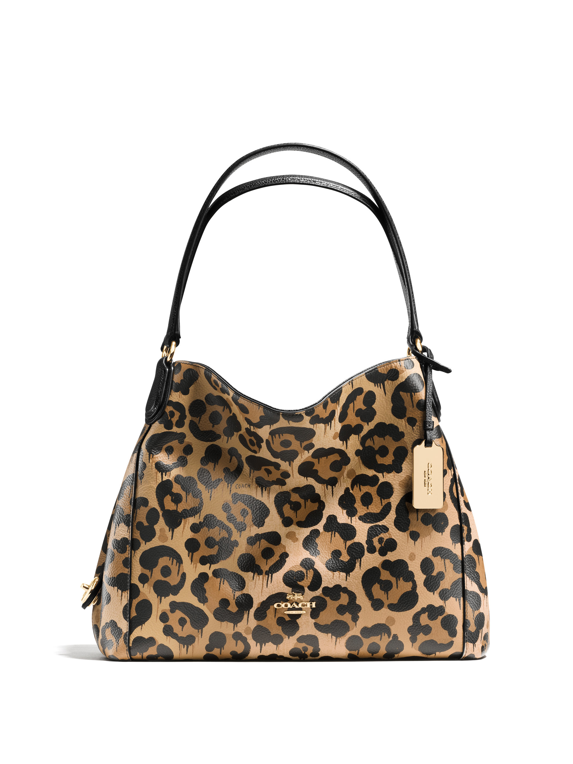 coach leopard tote