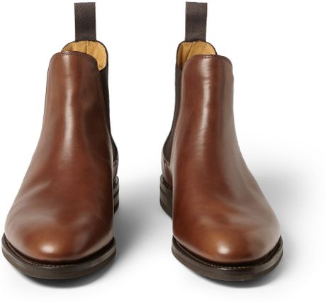 John Lobb Misty Leather Chelsea Boots in Brown for Men | Lyst