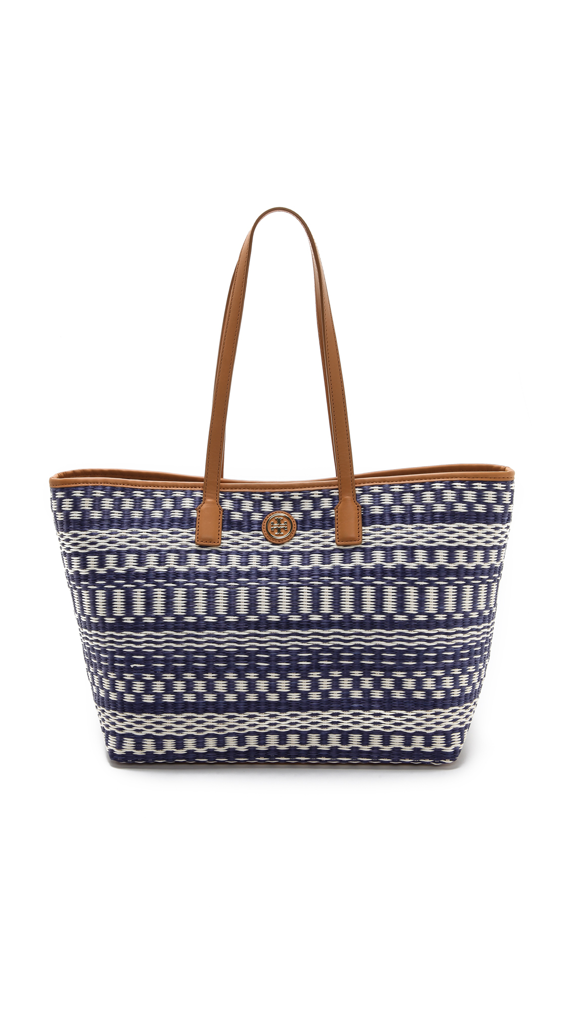 tory burch straw liability tote bag
