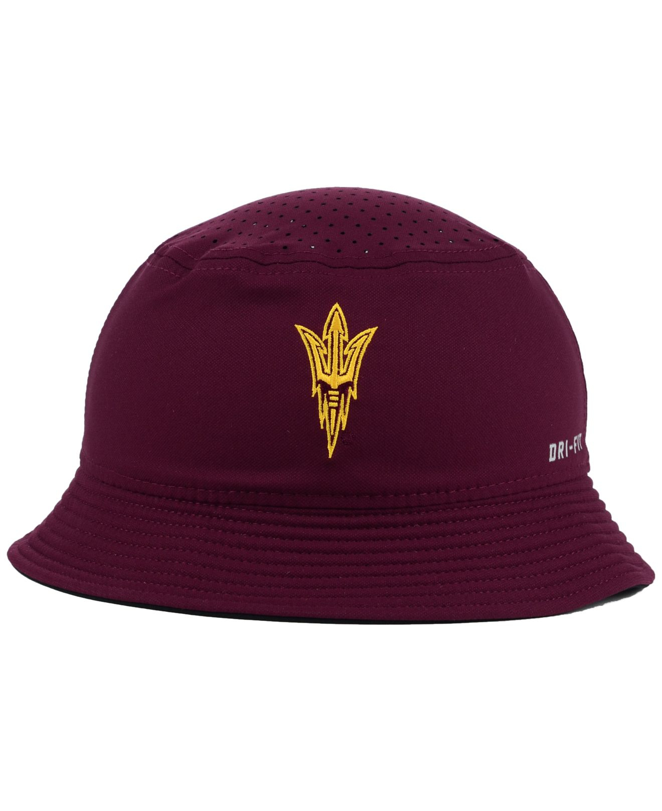 Sun Devils Vapor Bucket Hat in Maroon 