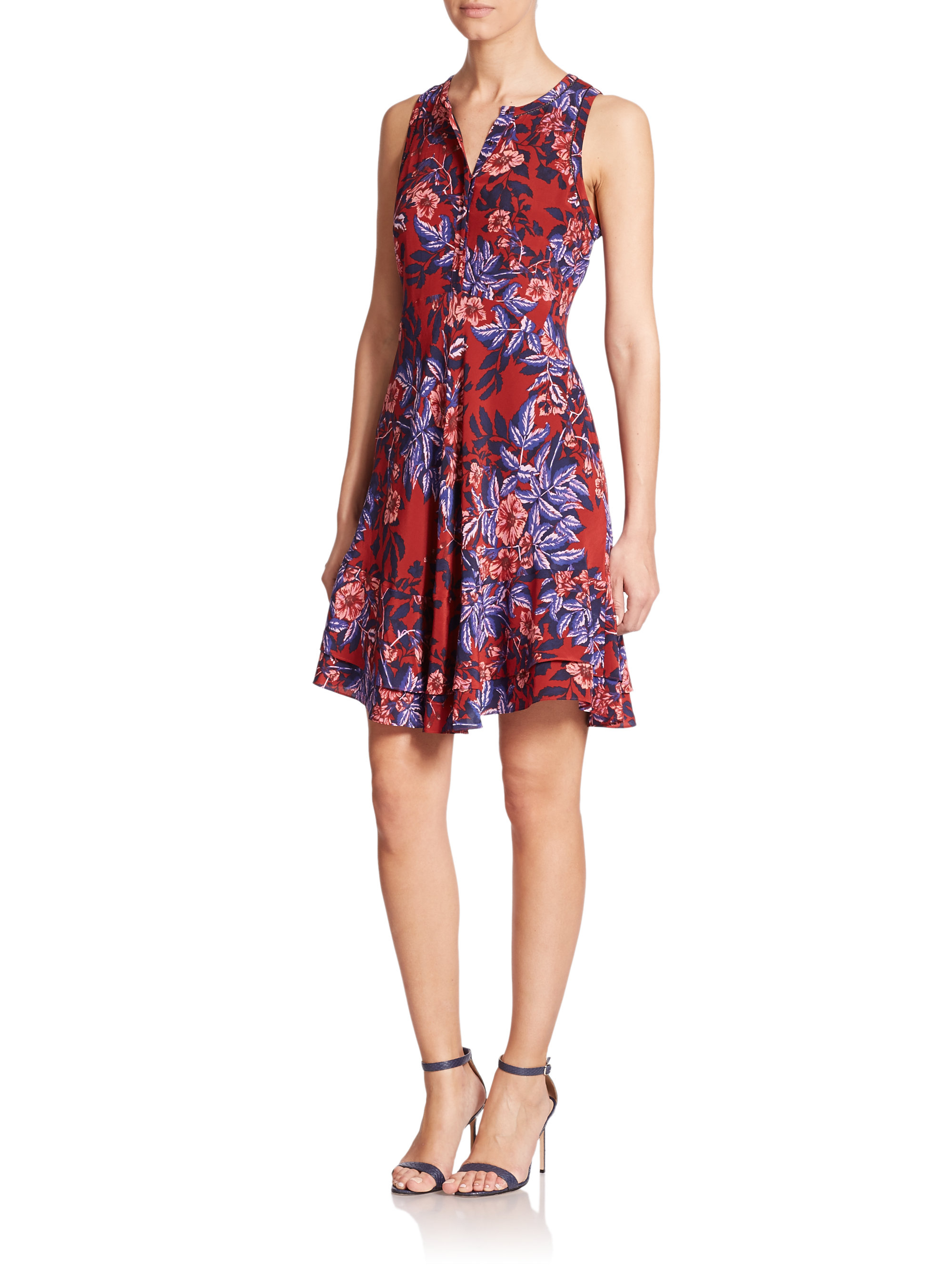 rebecca taylor red dress