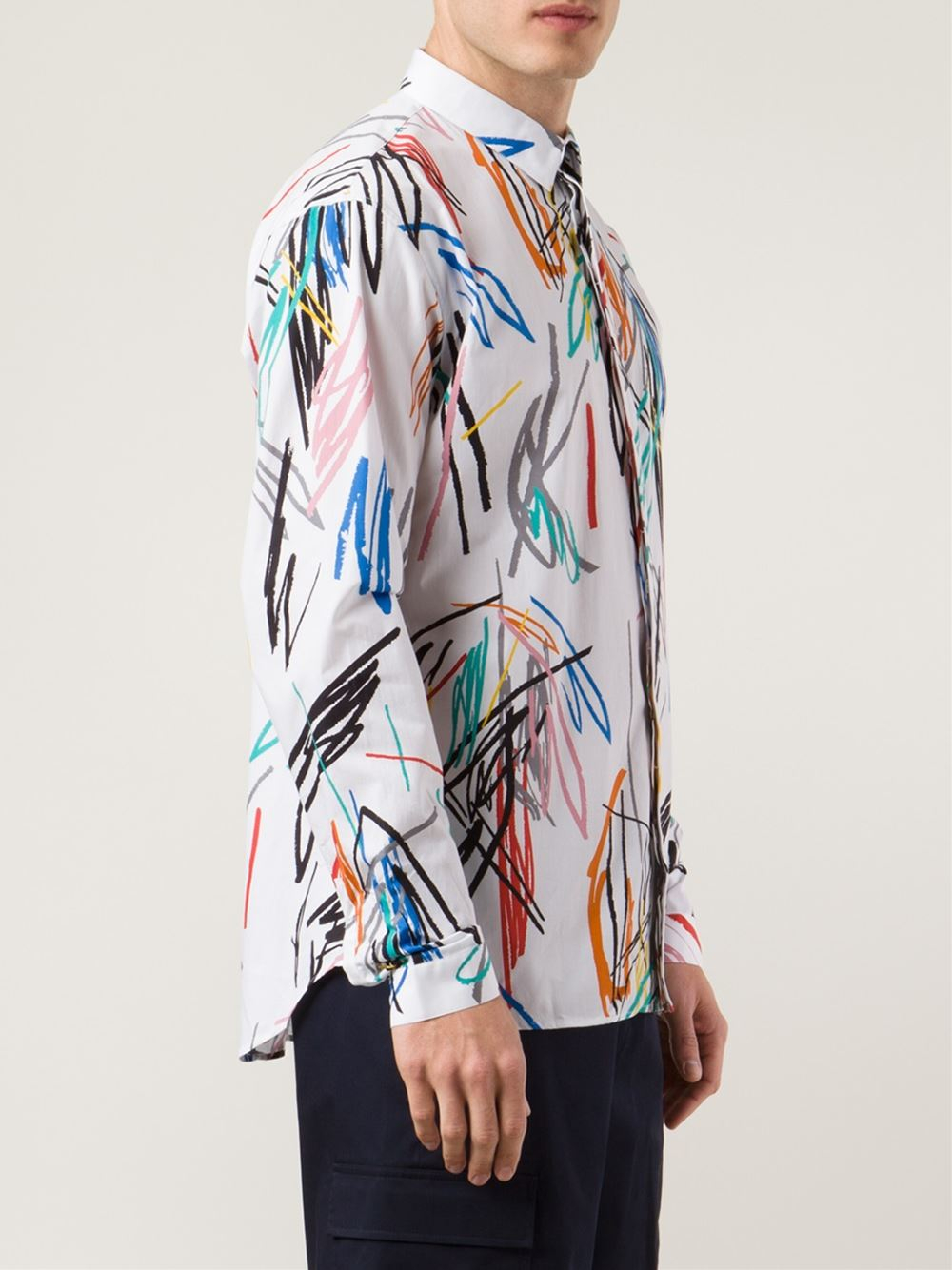 dior scribble t shirt