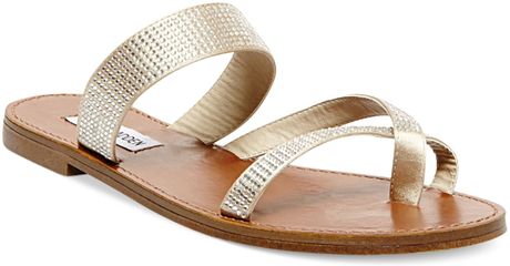 steve madden bling flat sandals