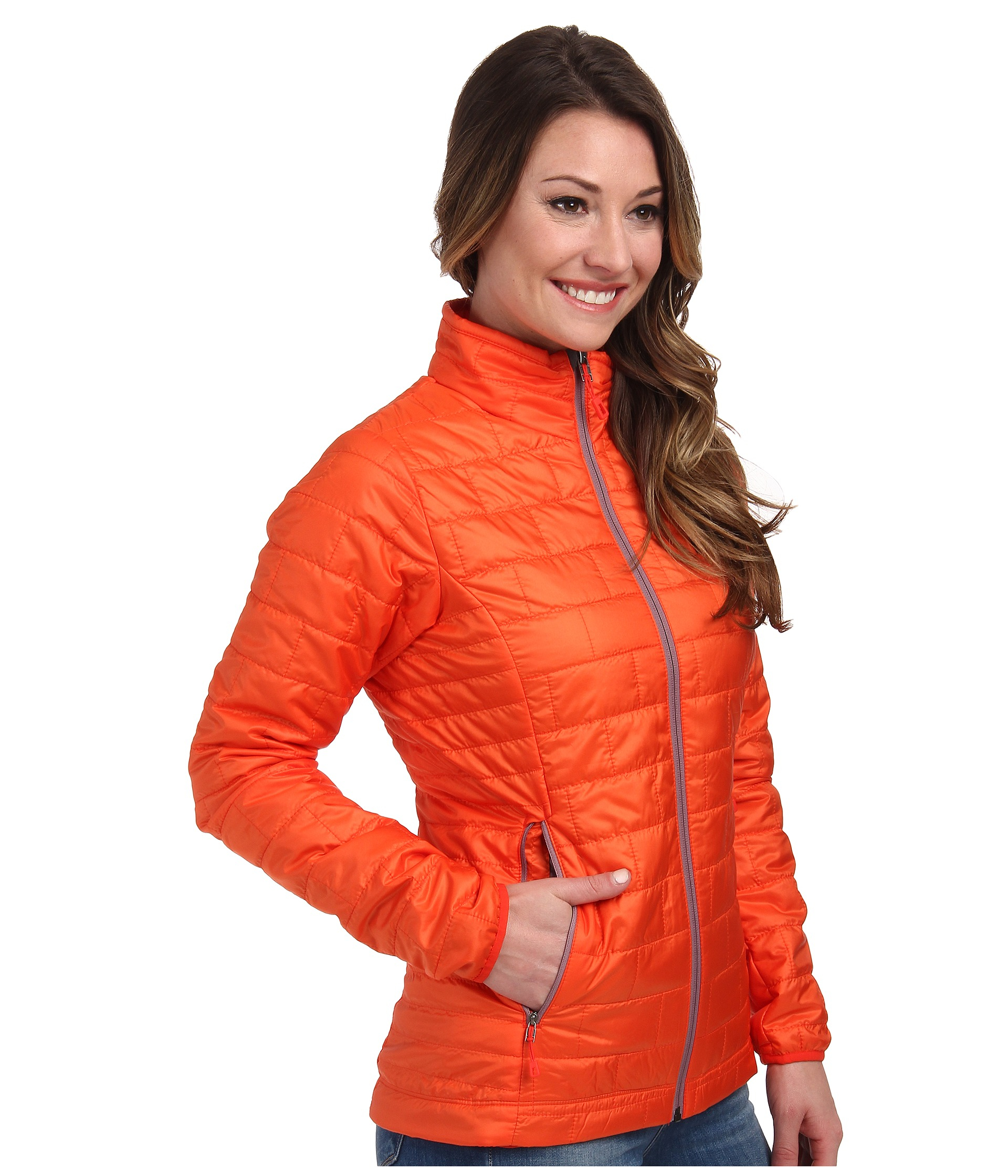 Patagonia orange jacket women's cheap