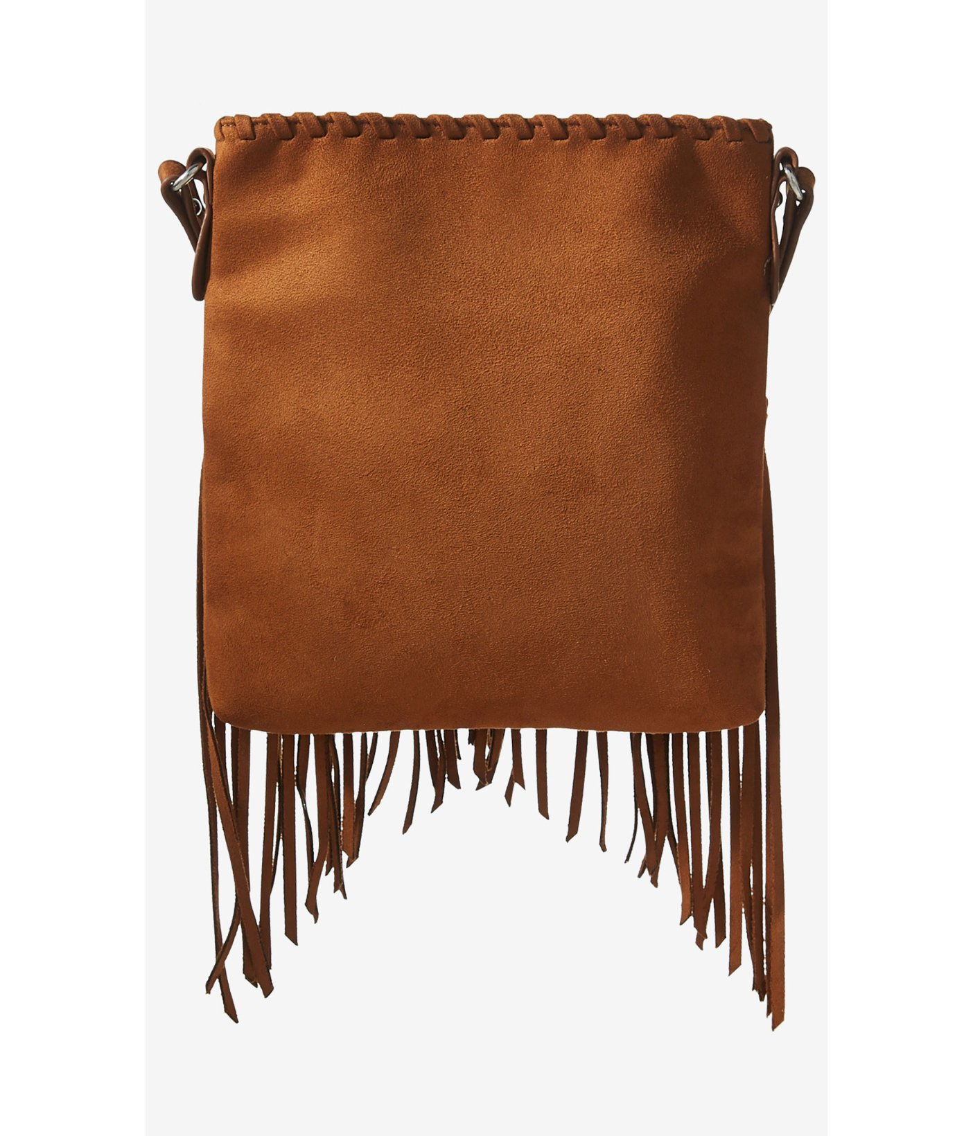 Fringe Crossbody Purse Brown Keweenaw Bay Indian Community