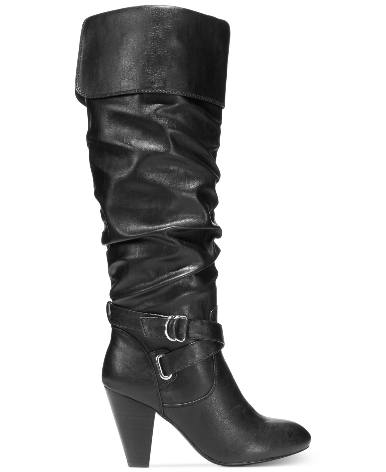 Rampage Ellesandra Dress Boots in Black - Lyst