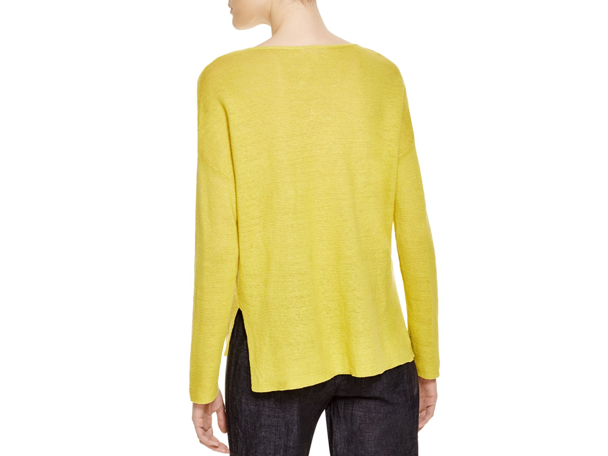 eileen fisher yellow sweater