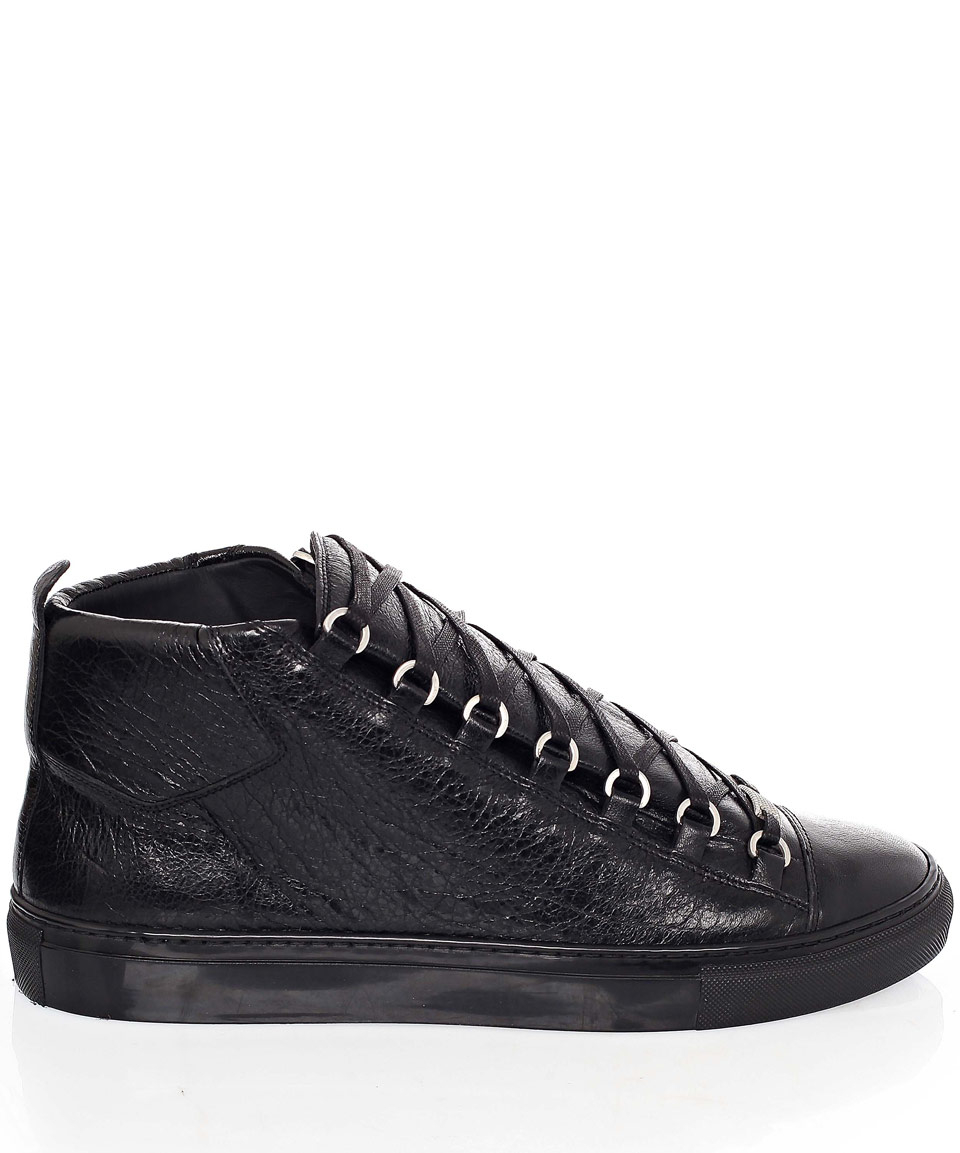 Balenciaga men's hotsell arena leather sneakers