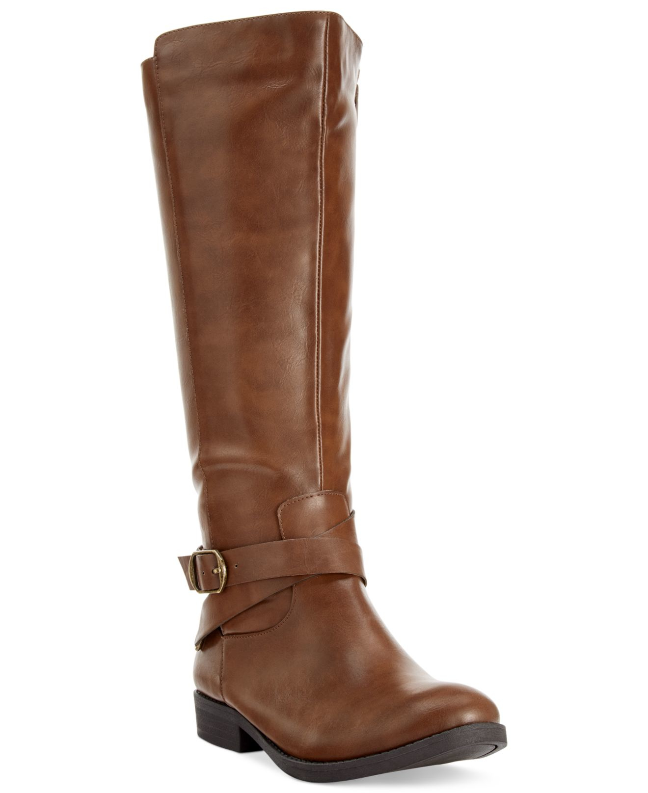 Style & Co. Style&co. Madixe Casual Riding Boots, Only At Macy&#39;s in Brown (Cognac) | Lyst