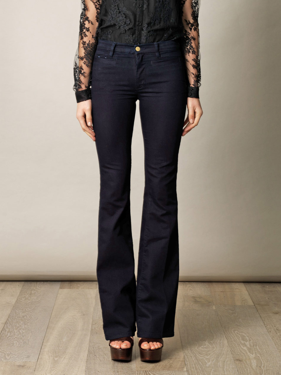 M.i.h Jeans Denim Marrakesh High-rise Kick-flare Jeans in Navy (Blue) - Lyst