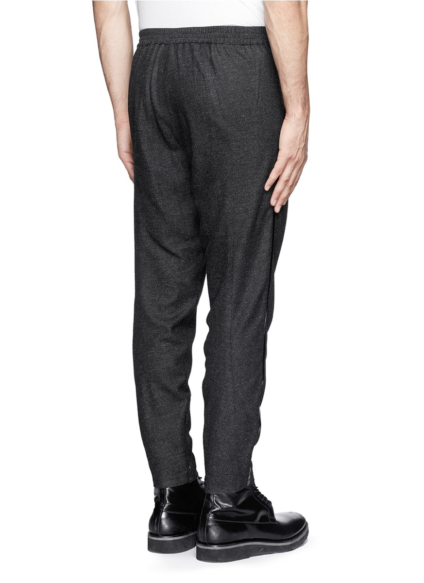 Alexander wang Heat Sealed Side Seam Taper Leg Pants in Gray for Men Lyst