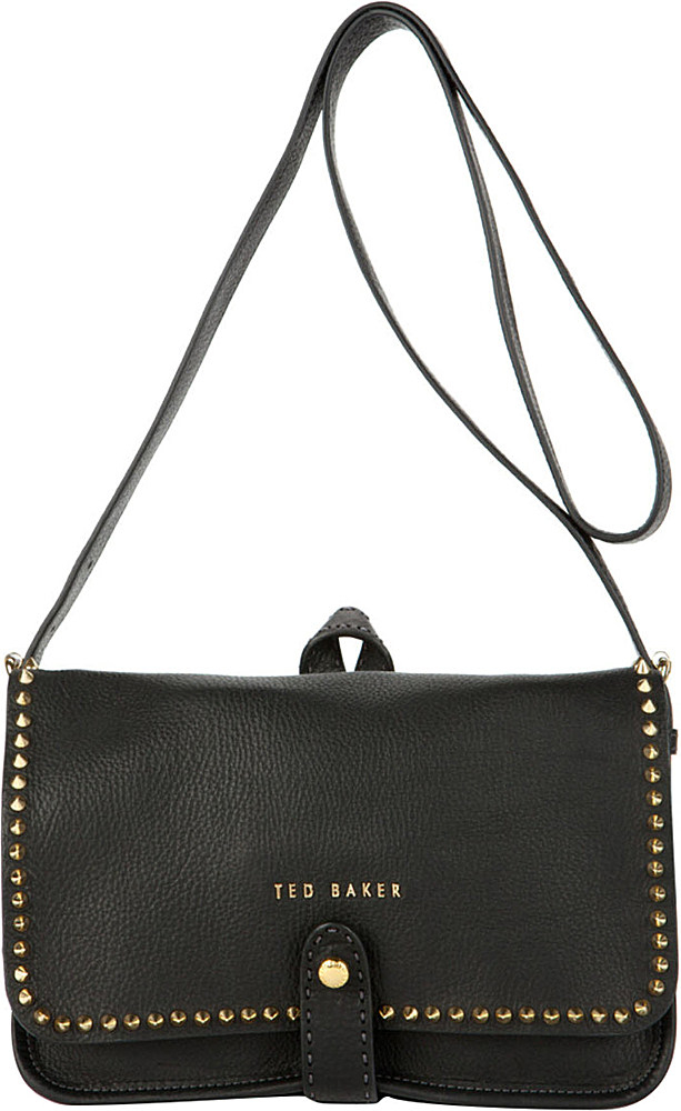 ted baker black studded bag