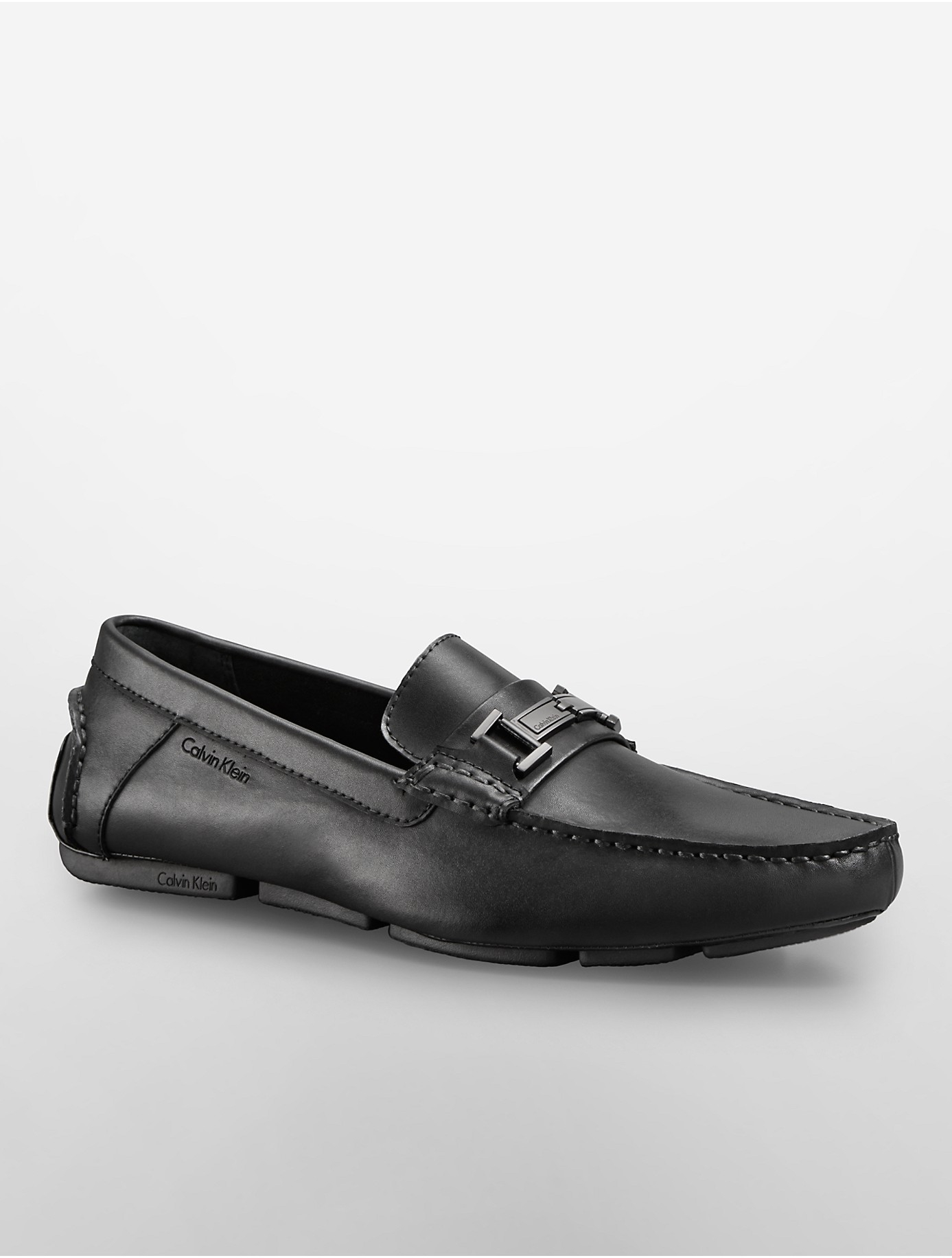 calvin klein black loafers