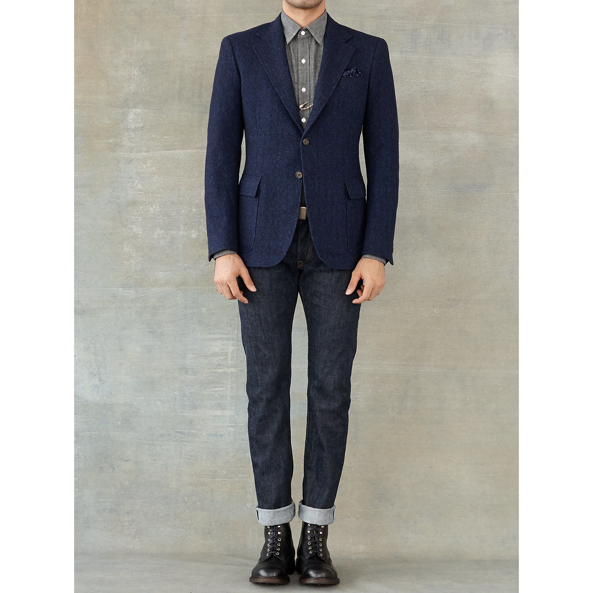 RRL Cotton-wool Sport Coat in Blue for 
