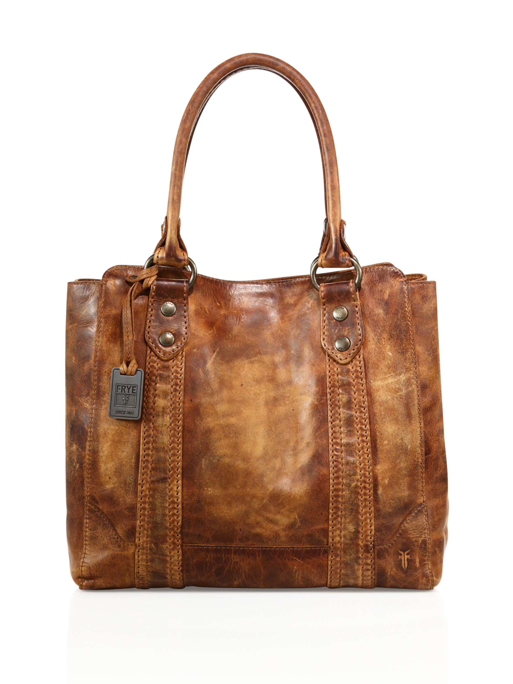 Frye Melissa Tote Bag in Brown | Lyst