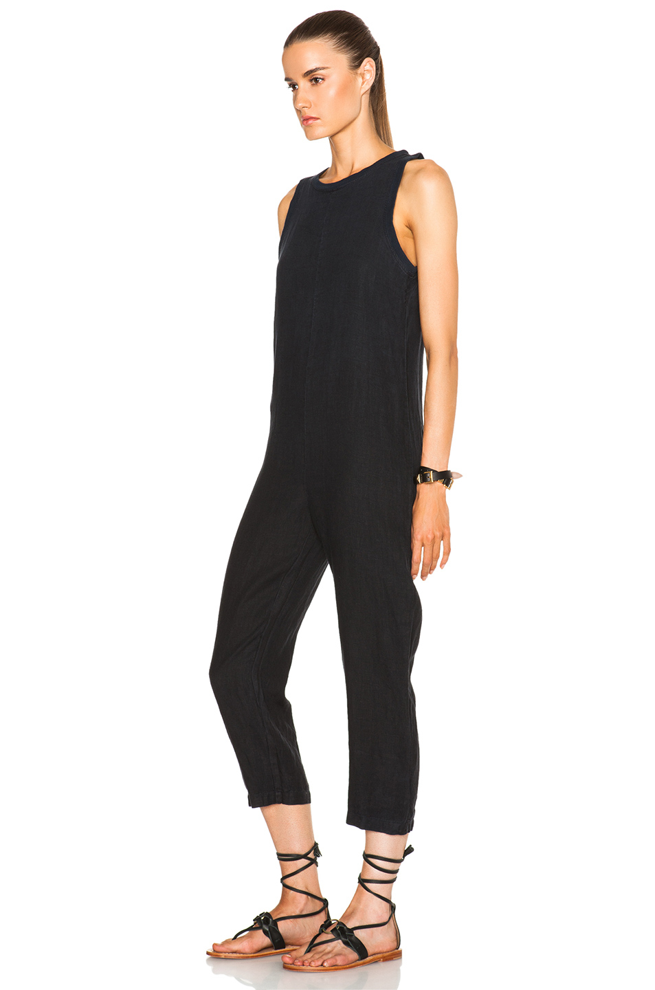 enza costa linen jumpsuit