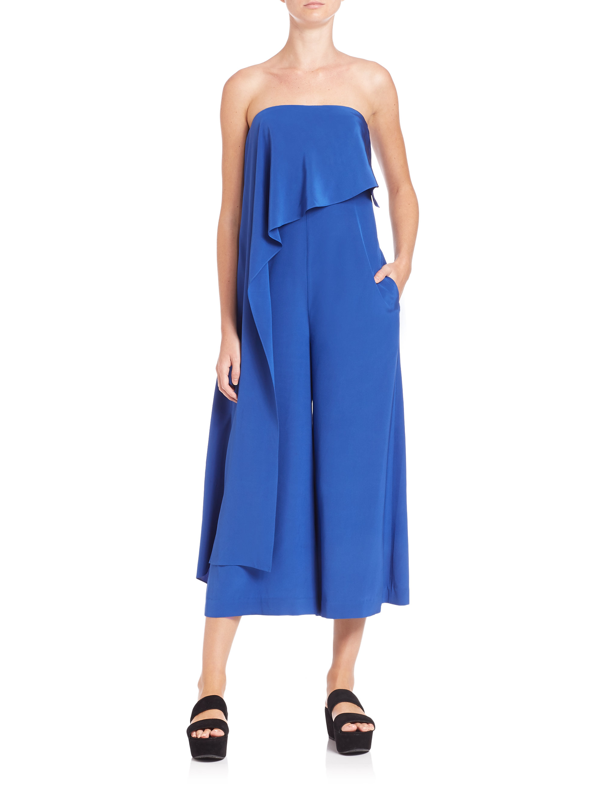 tibi silk jumpsuit