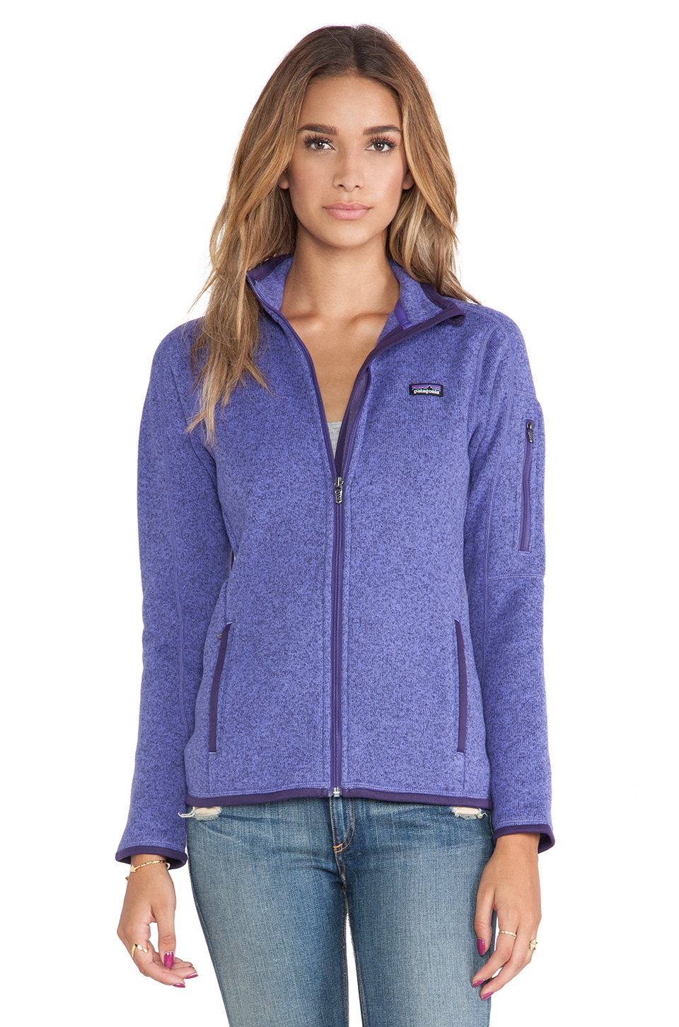 patagonia better sweater purple