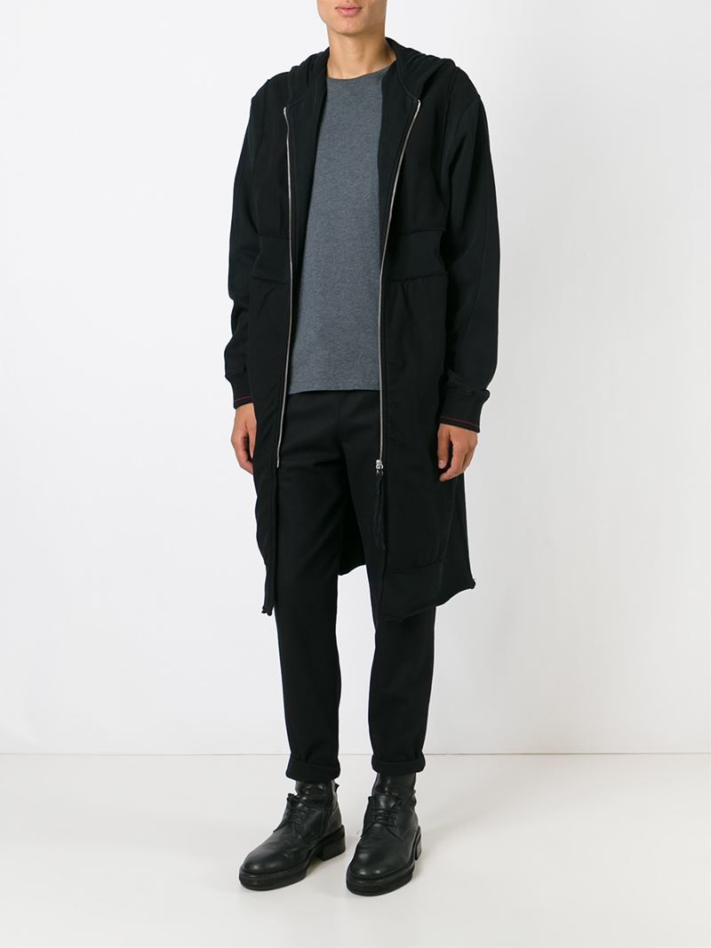 Silent - Damir Doma Oversized Zip Hoodie in Black for Men | Lyst UK