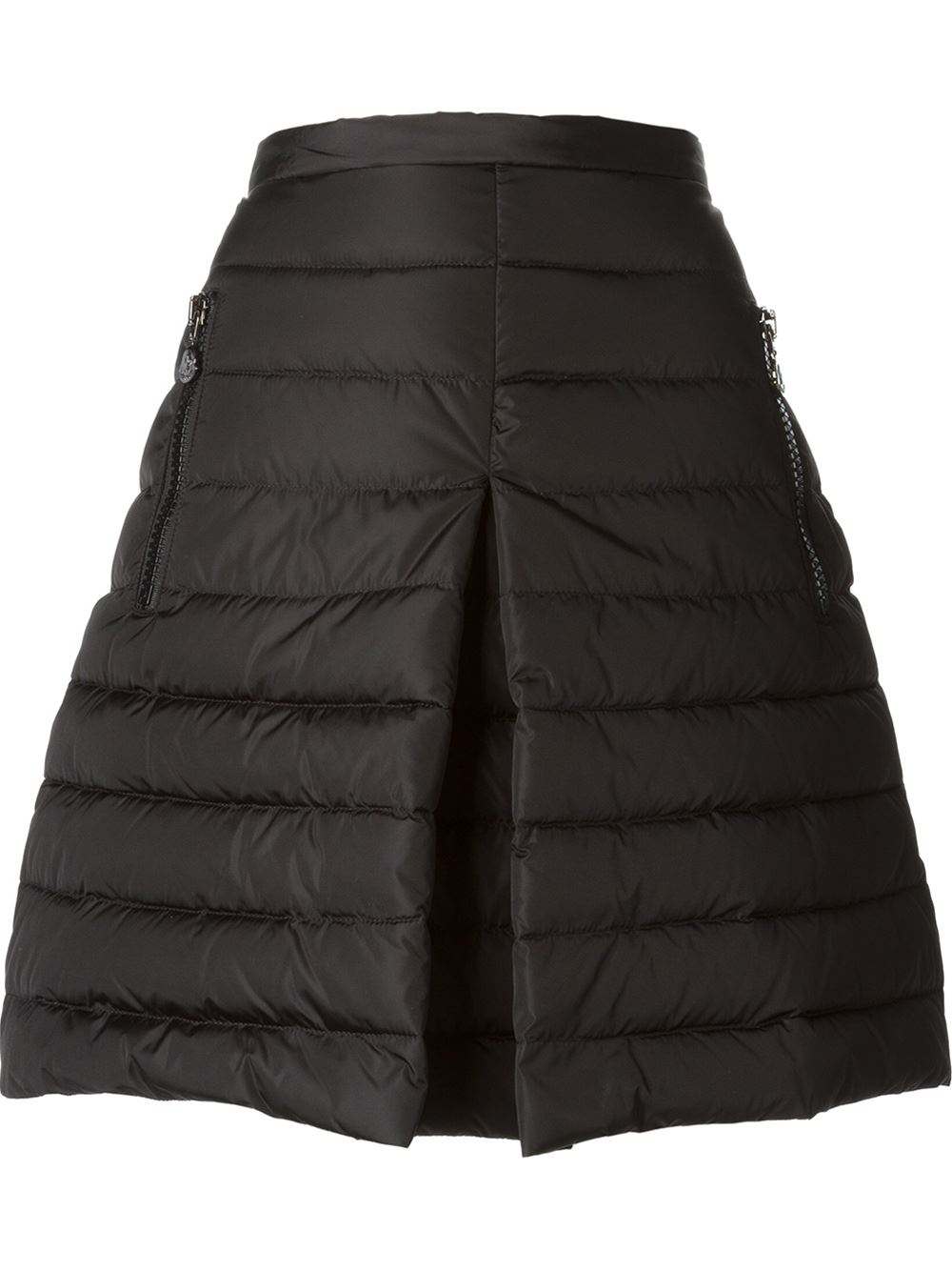 Moncler Padded Aline Skirt In Black