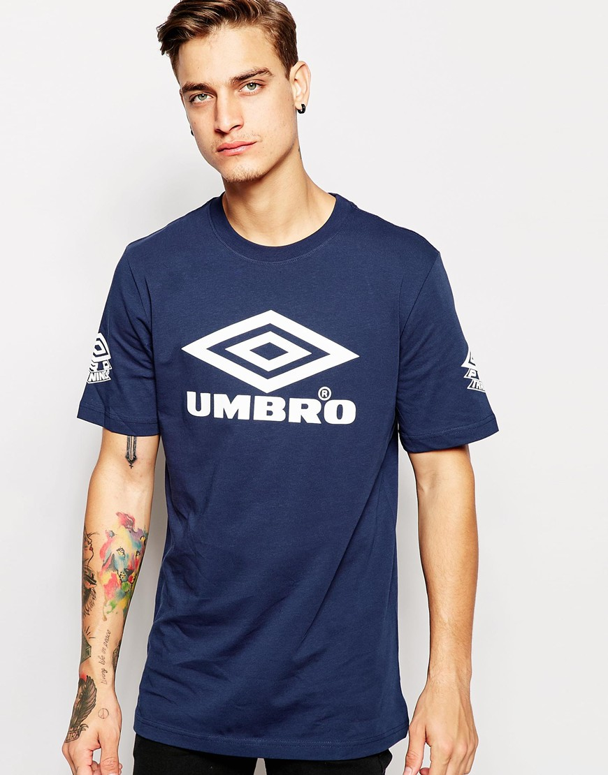lyst-umbro-logo-t-shirt-in-blue-for-men