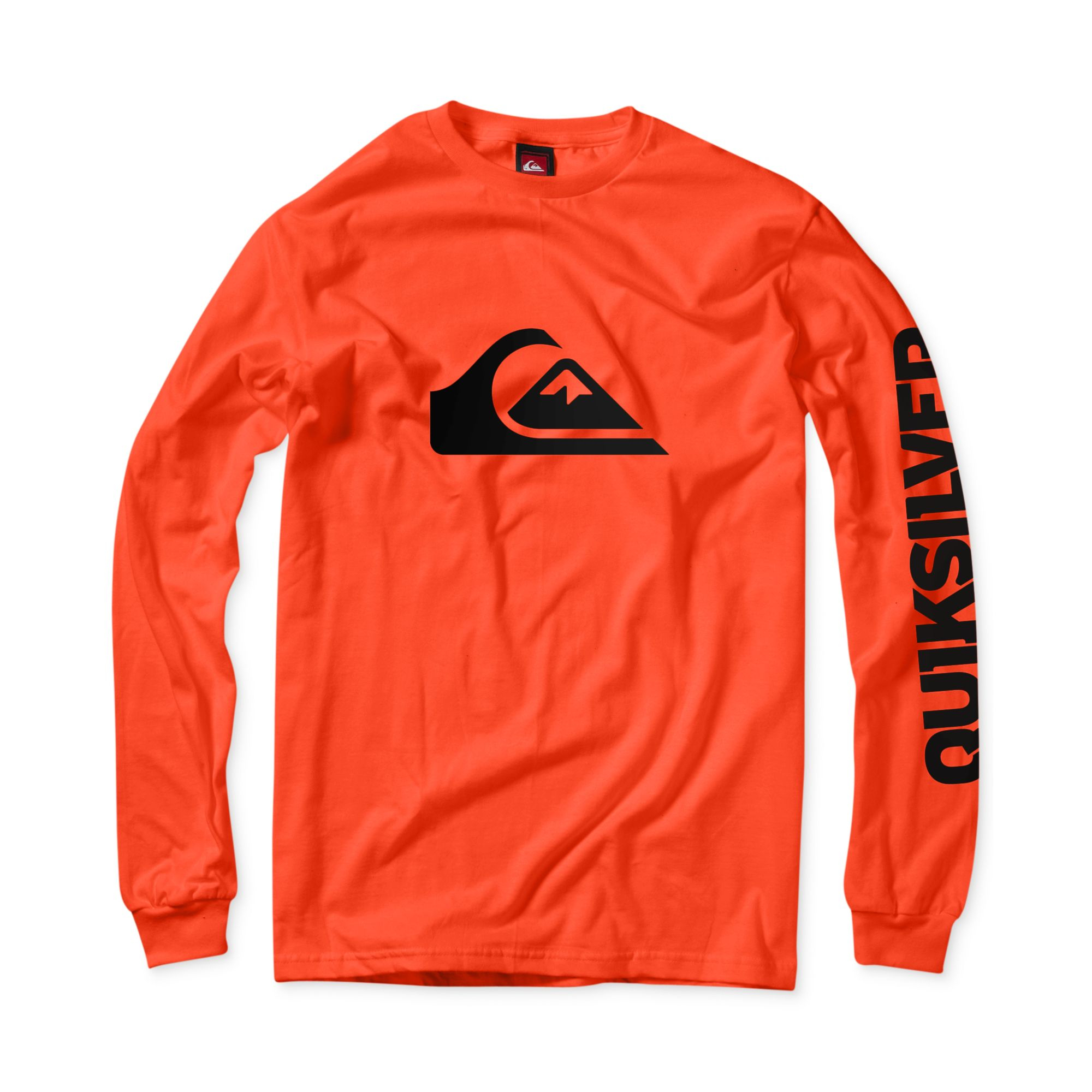 red quiksilver shirt