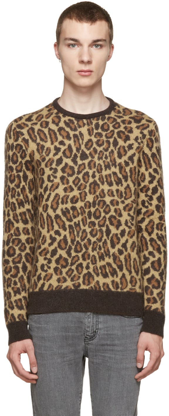 leopard sweater men