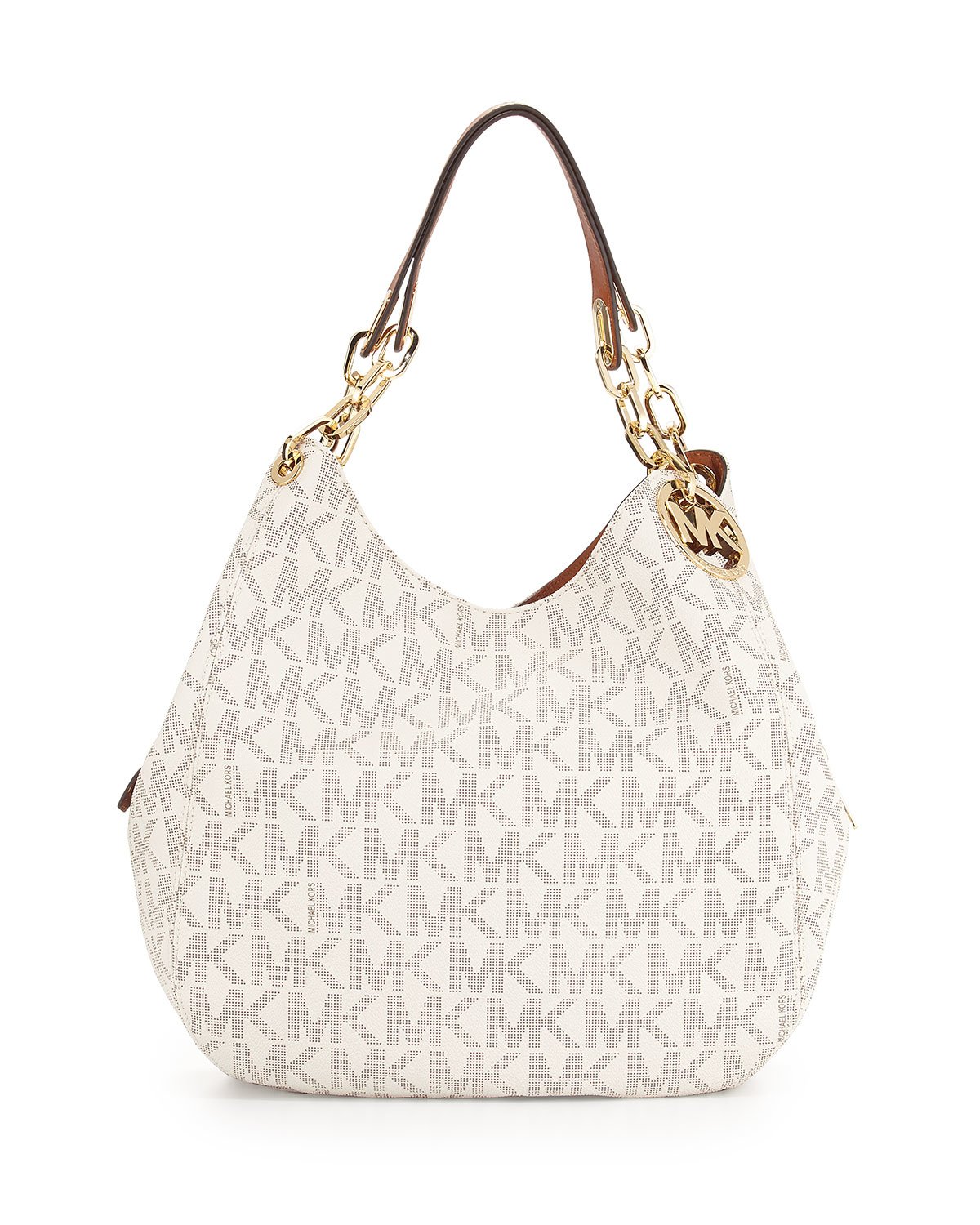 michael kors fulton handbag white