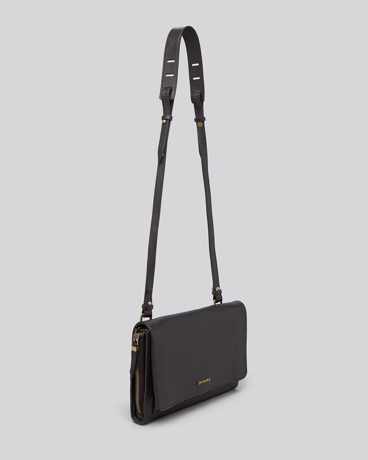 black crossbody clutch bag