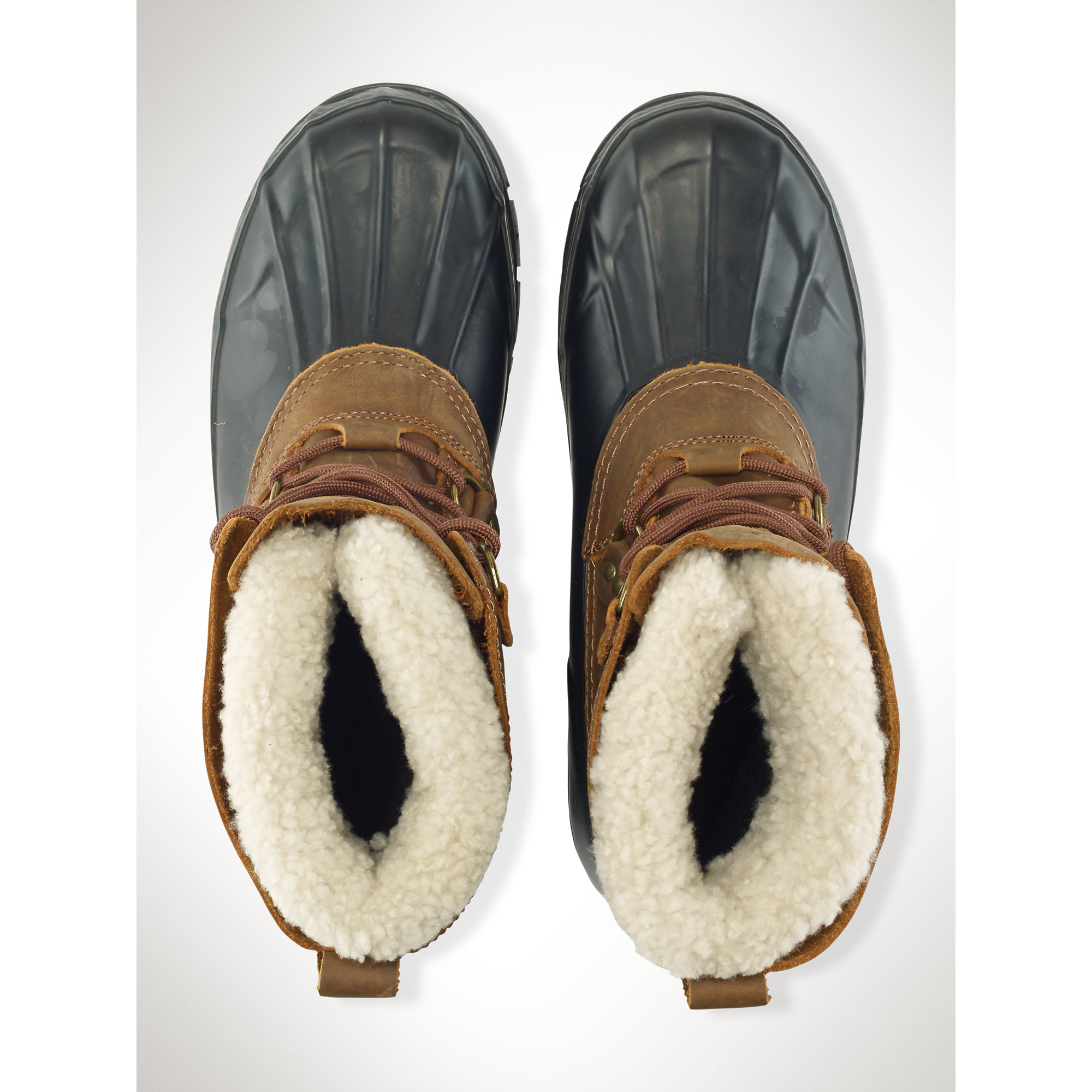 ralph lauren fur boots