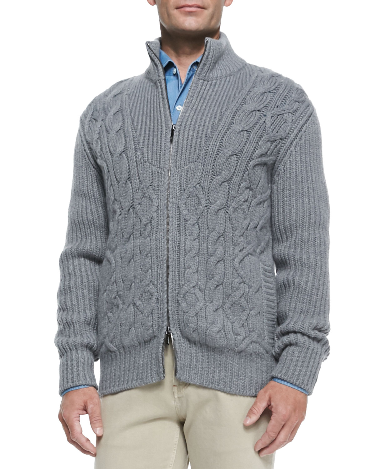 baby zip cardigan