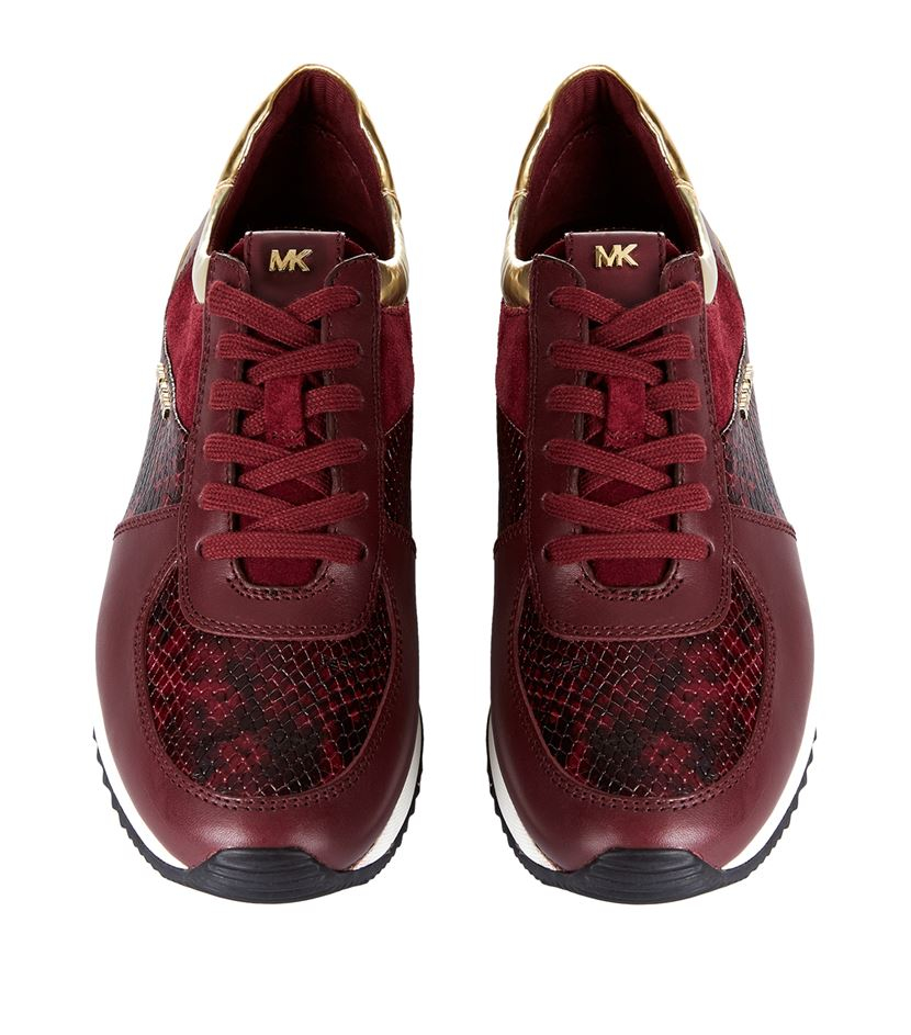 red mk sneakers